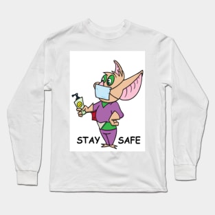 Nightbat Be Safe Long Sleeve T-Shirt